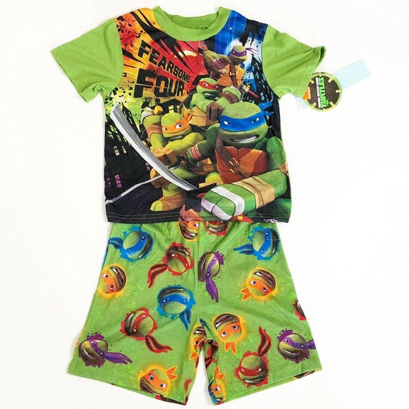 Nickelodeon Other - Nickelodeon Ninja Turtle Pajama Set NEW PJ Jammies